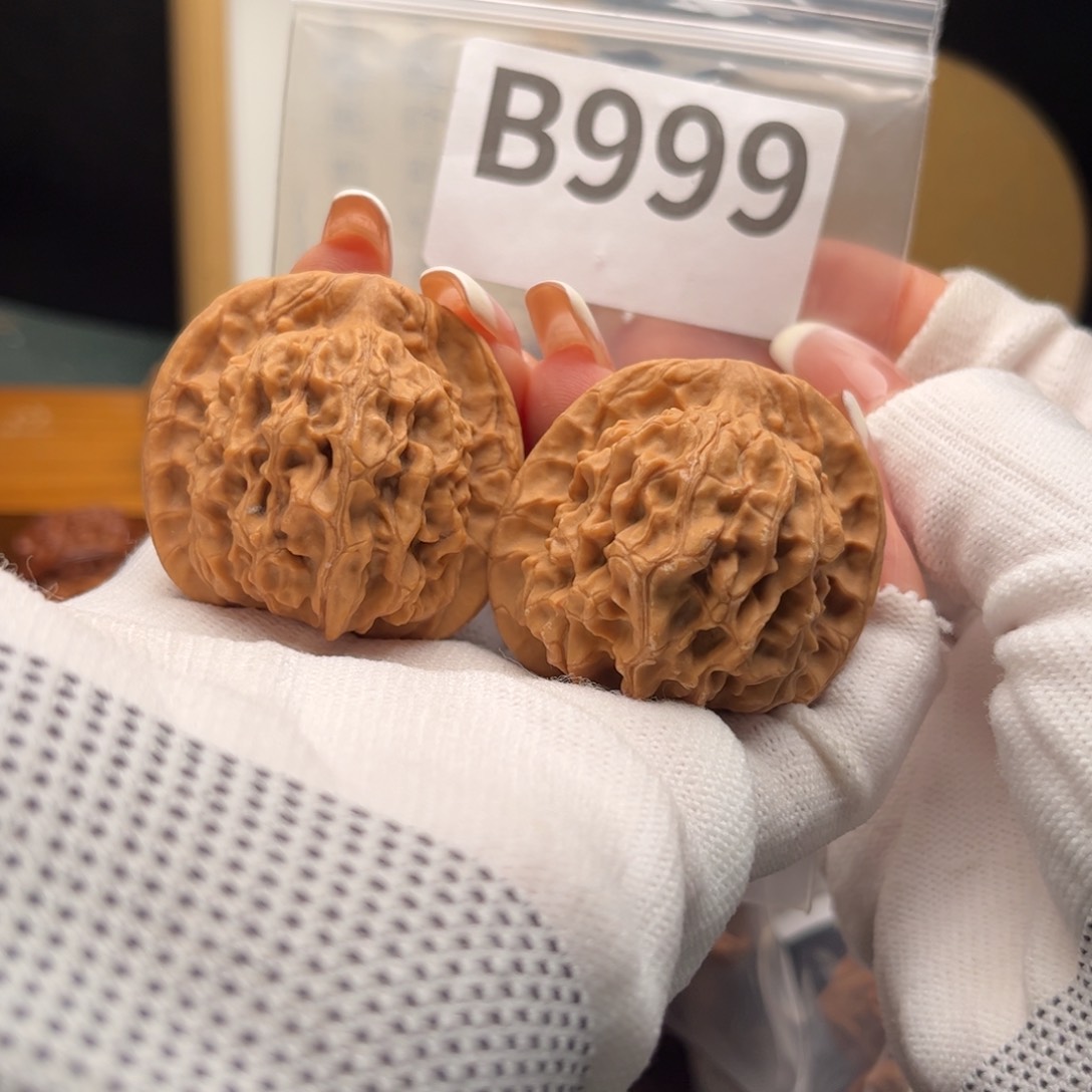 文玩核桃把件41天地b999有崩齿儿