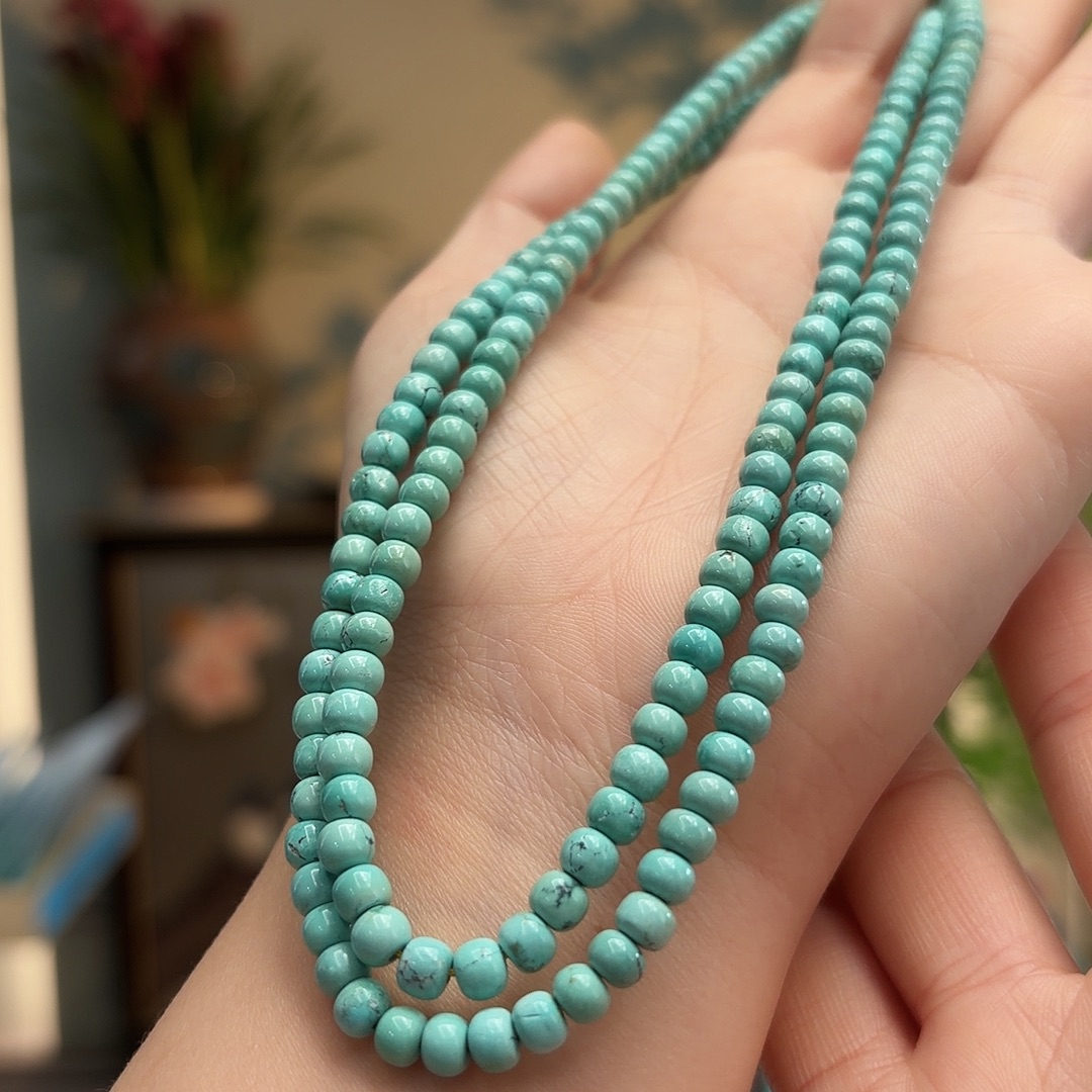 绿松石未镶嵌颈饰