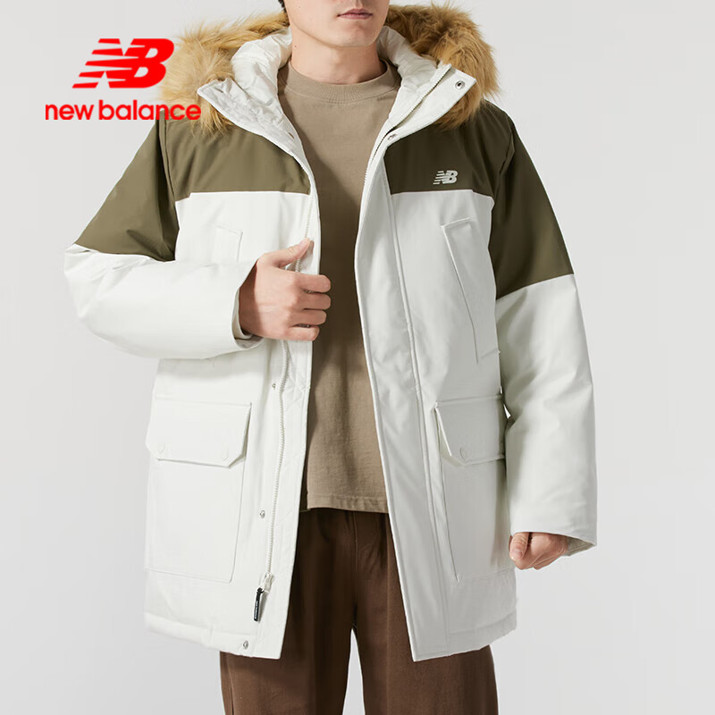 New Balance NB男装羽绒服户外运动休闲保暖夹克外套AMJ44300CIC