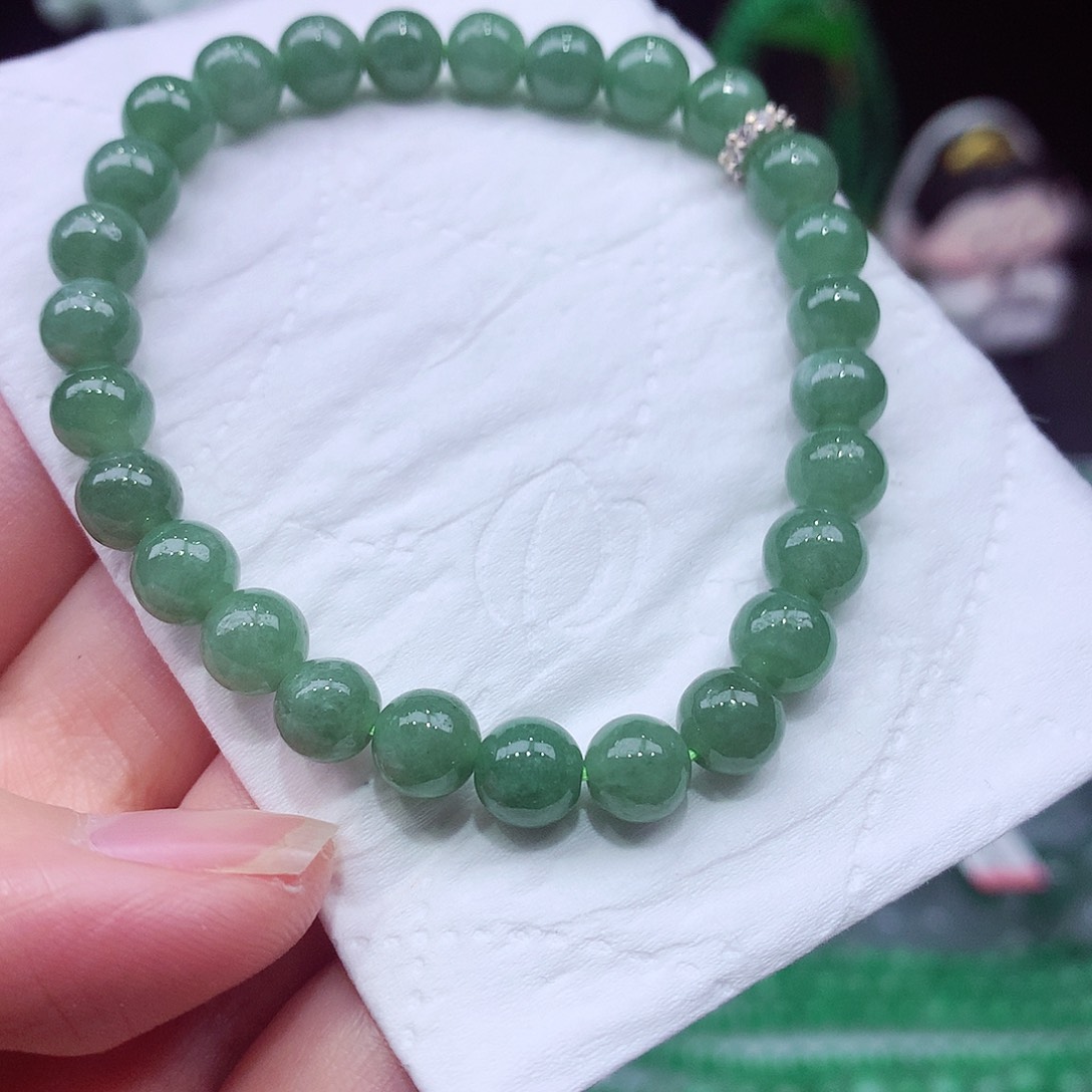 翡翠未镶嵌手链翡翠