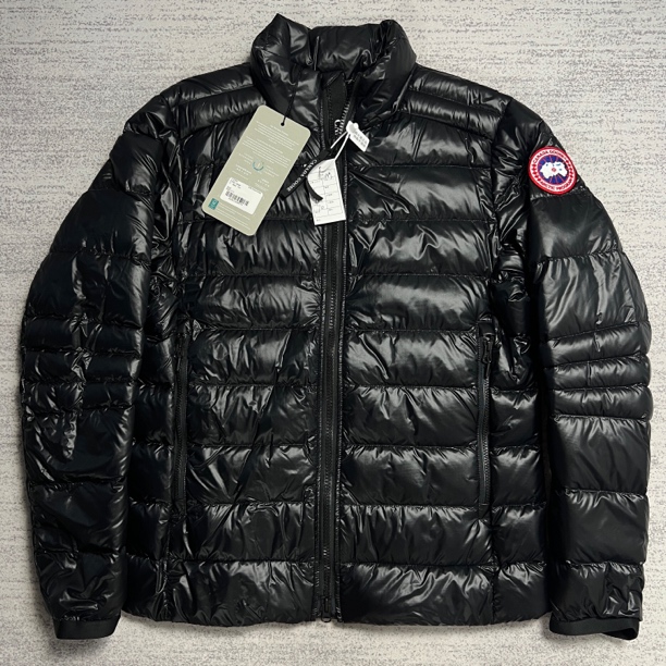 未使用 CANADA GOOSE 加拿大鹅 M 黑色Crofton轻量化立领羽绒服