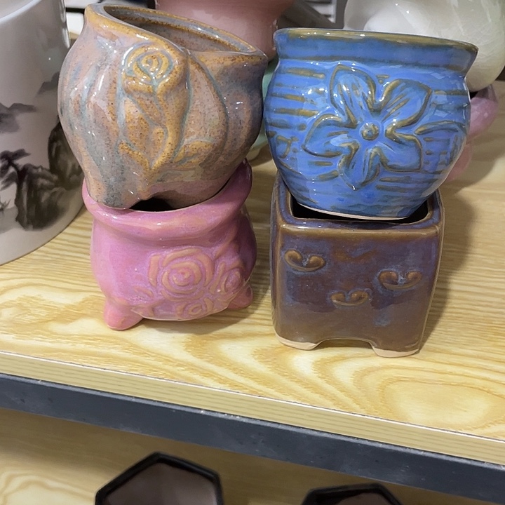 红陶陶瓷花盆凑12米包邮