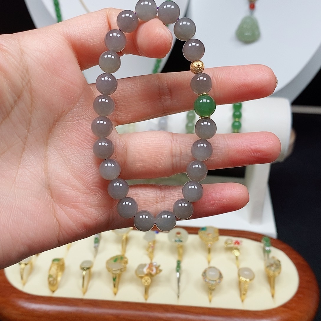 和田玉手串未镶嵌