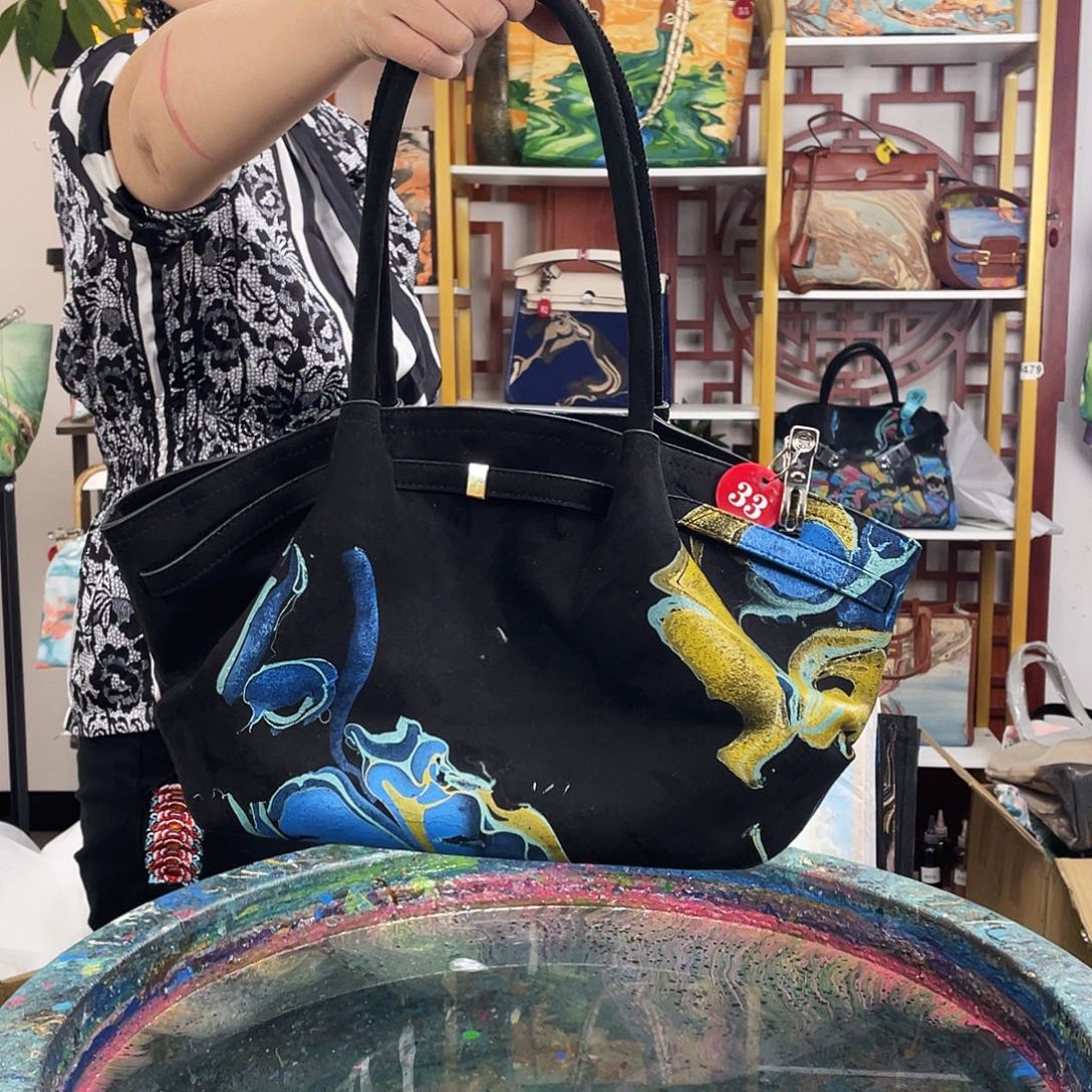 牦牛剖层皮革33号高定不退不换