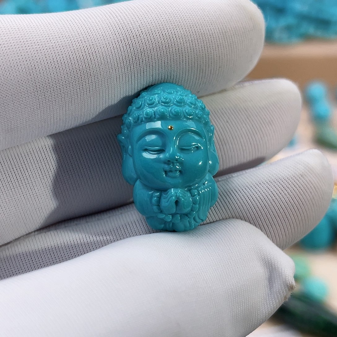 绿松石珠宝奇石未镶嵌