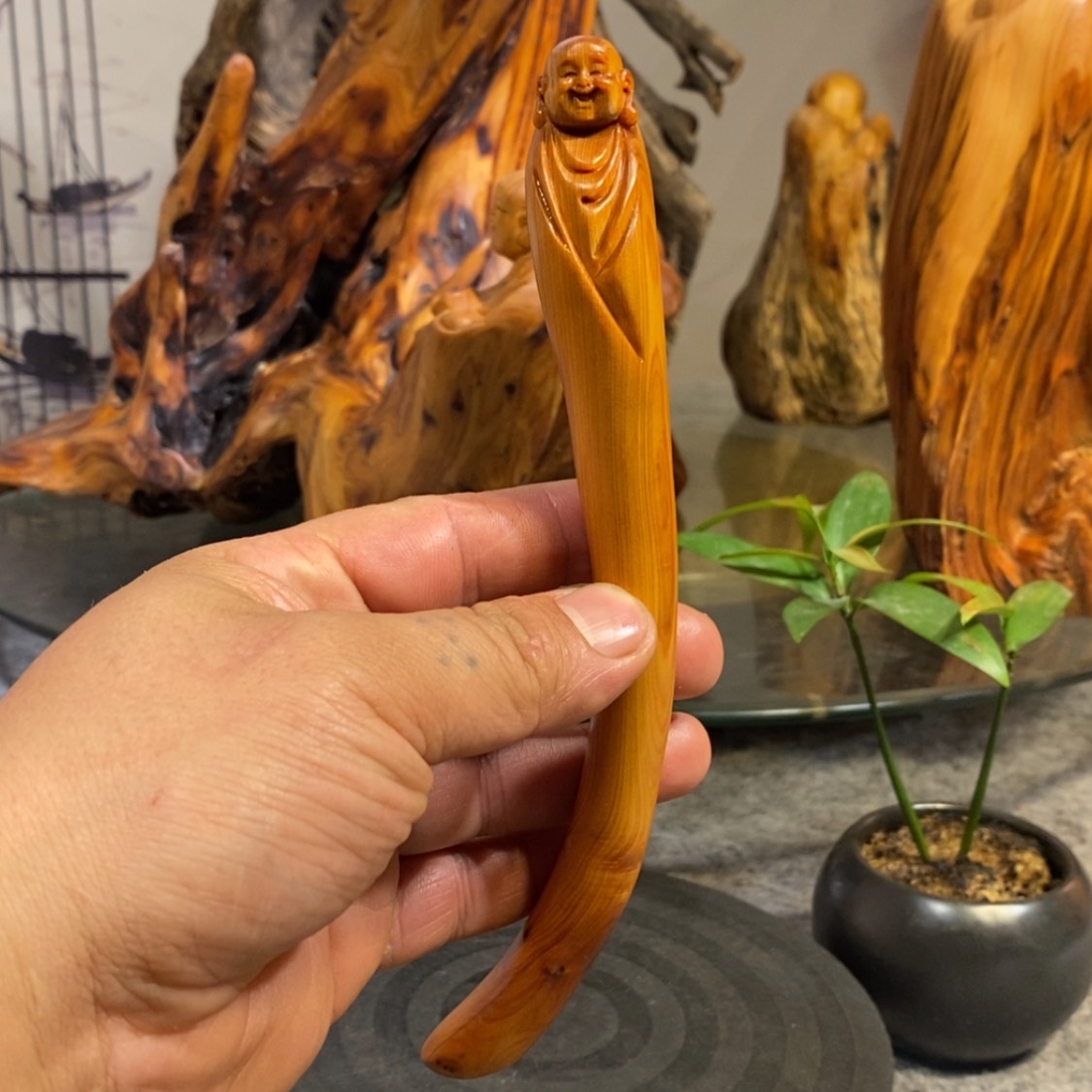 【闪购商品】柏木（崖柏）根雕木雕工艺品摆件家居装饰一手货源