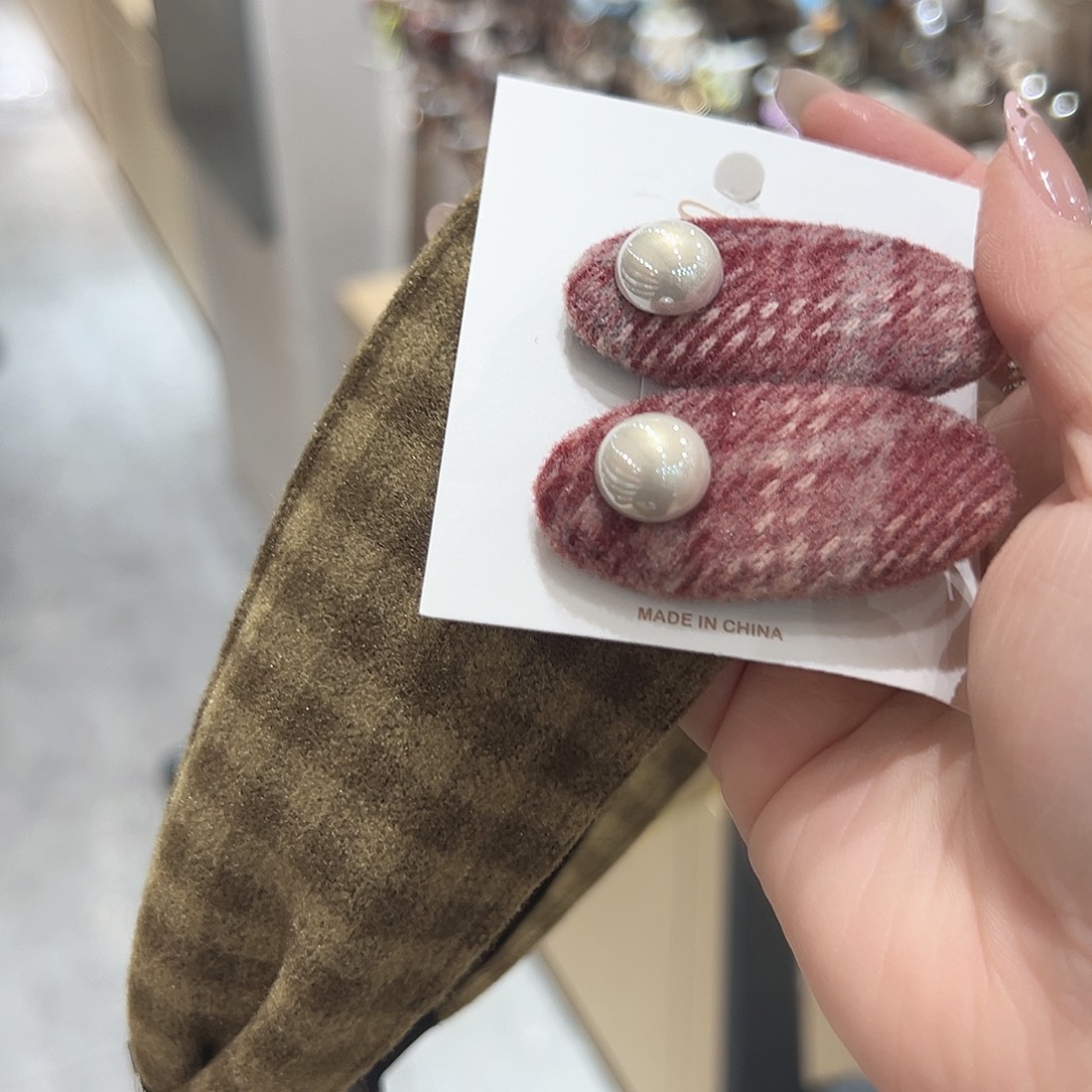 非金属发箍➕珠珠胖圆鸭夹