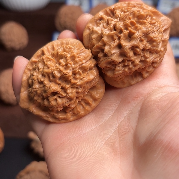 书***包文玩核桃吊坠官帽45