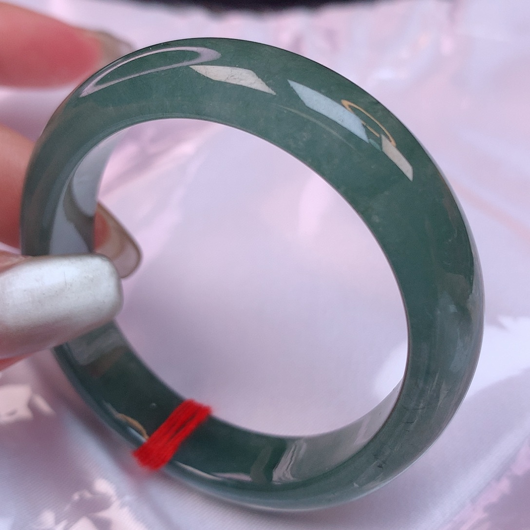 翡翠手镯（贵妃镯）未镶嵌54