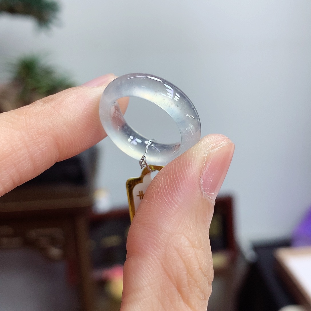 未镶嵌戒指翡翠8号