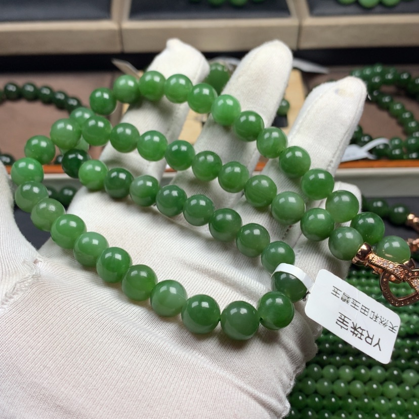 【闪购商品】和田玉（碧玉）颈饰未镶嵌10mm