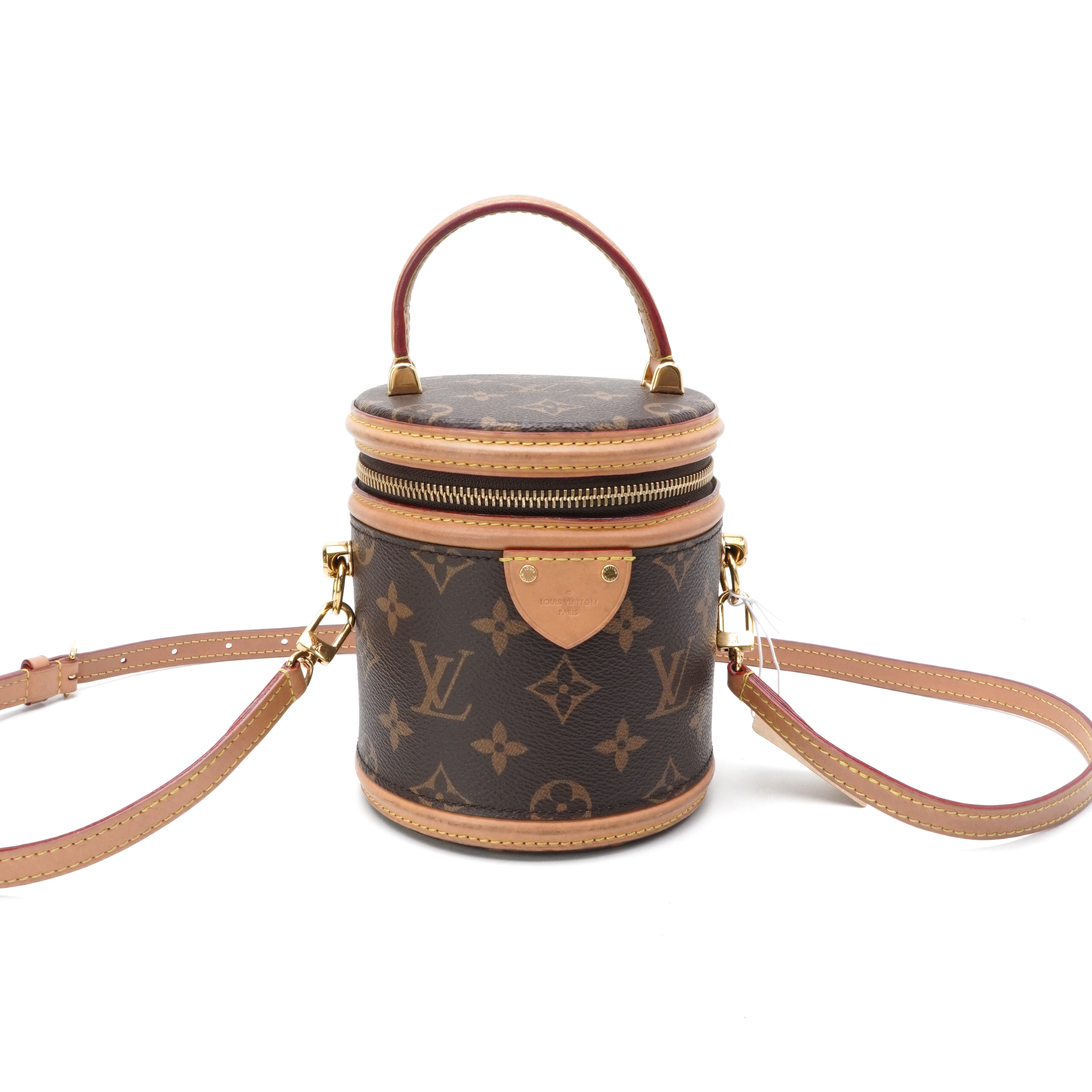 95新 LouisVuitton/路易威登 LV nano发财桶 老花芯片款 1027