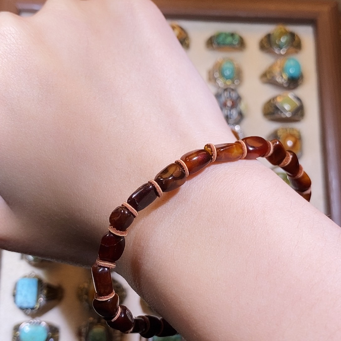 琥珀手链未镶嵌手串