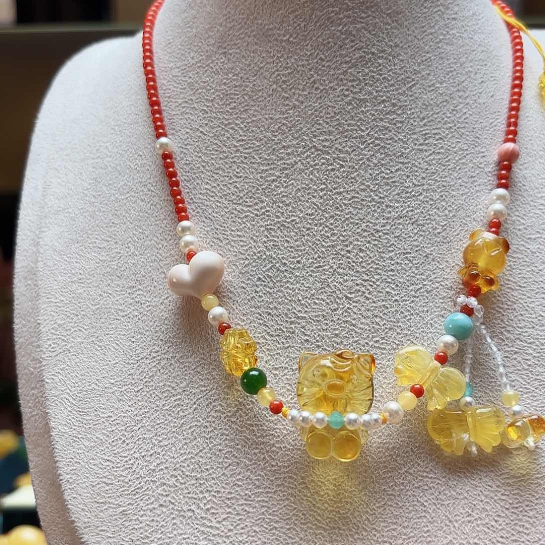 琥珀手链未镶嵌琥珀