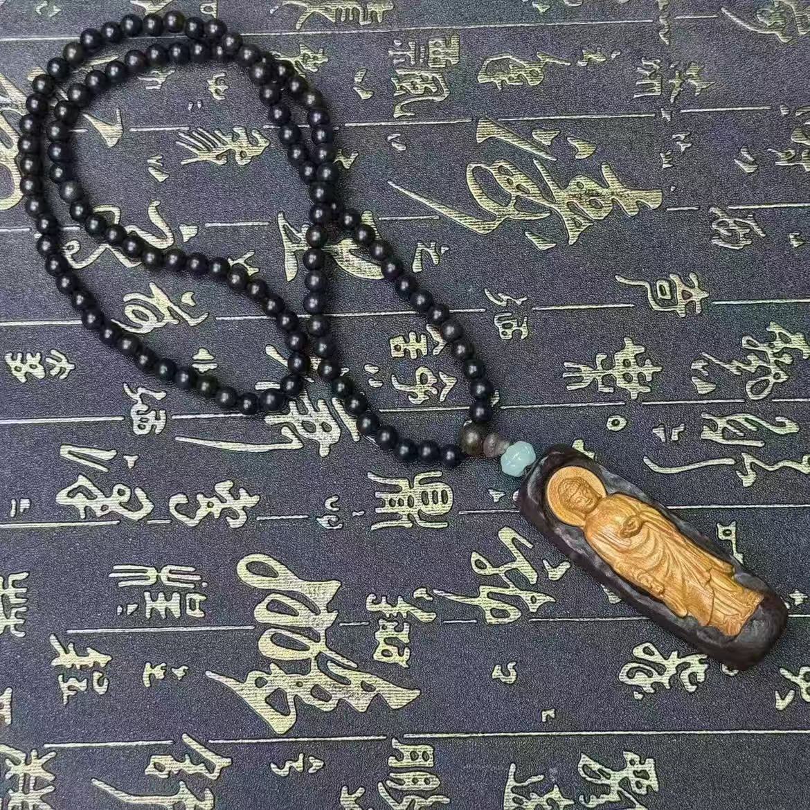 小叶紫檀项链款吊坠K501（无礼盒）