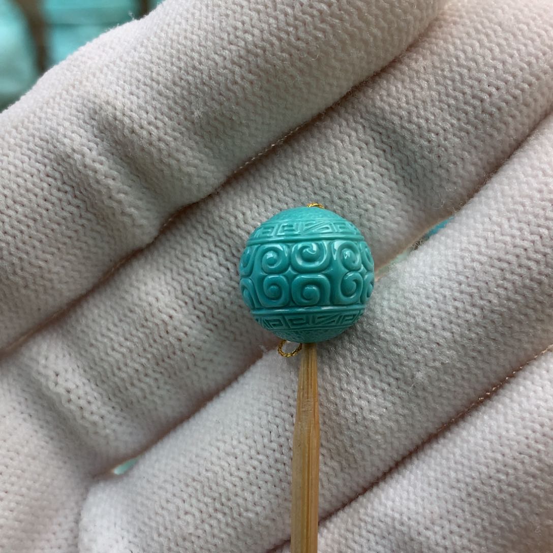 绿松石珠宝玉石未镶嵌