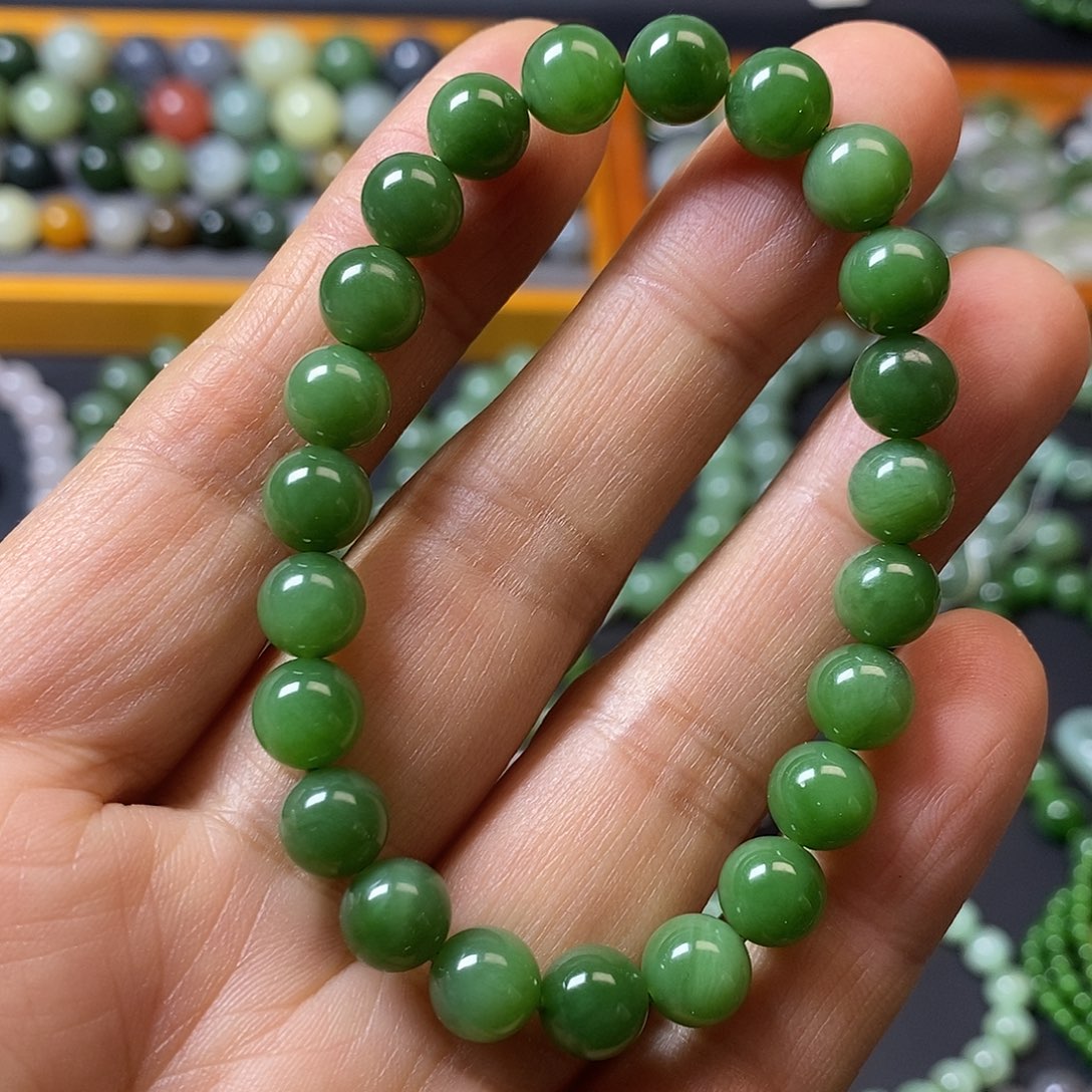 和田玉未镶嵌手链