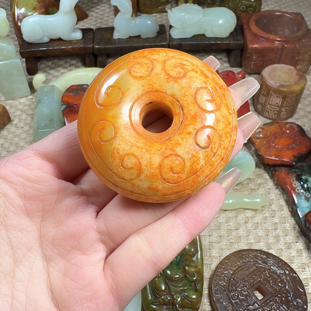 白玉菩提吊坠挂件