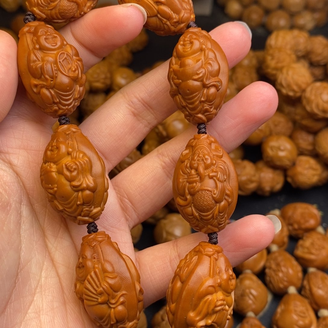 橄榄核吊坠金刚结财迷1.8+