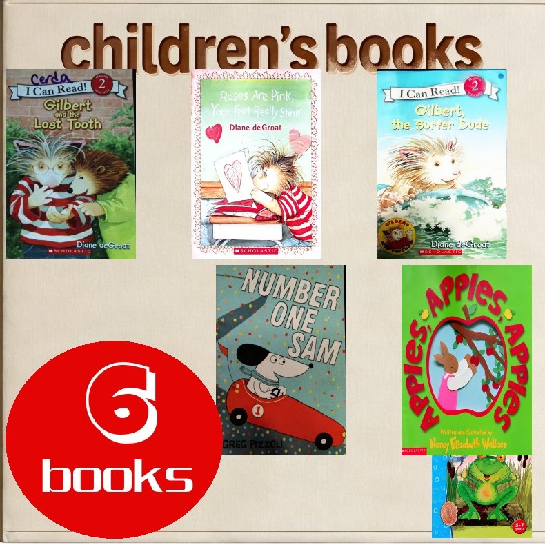 英文原版绘本6本93251227022