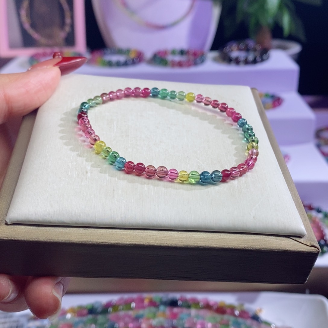 碧玺手链未镶嵌色标