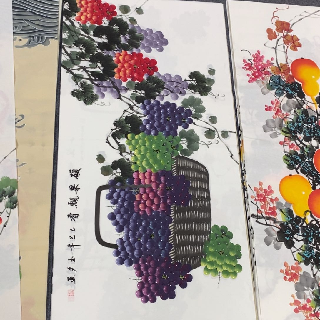 国画美**生尺寸140✖️70四尺精品手绘画