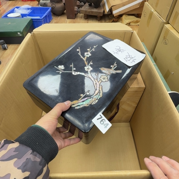 瓷片工艺品摆件瓷器摆件正能量