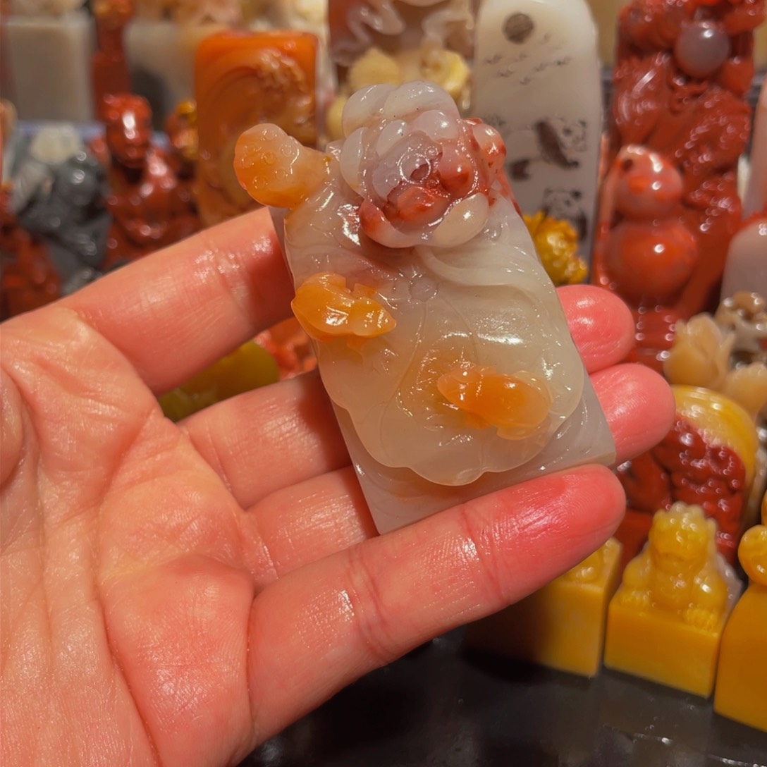 寿山石印石精美寿山