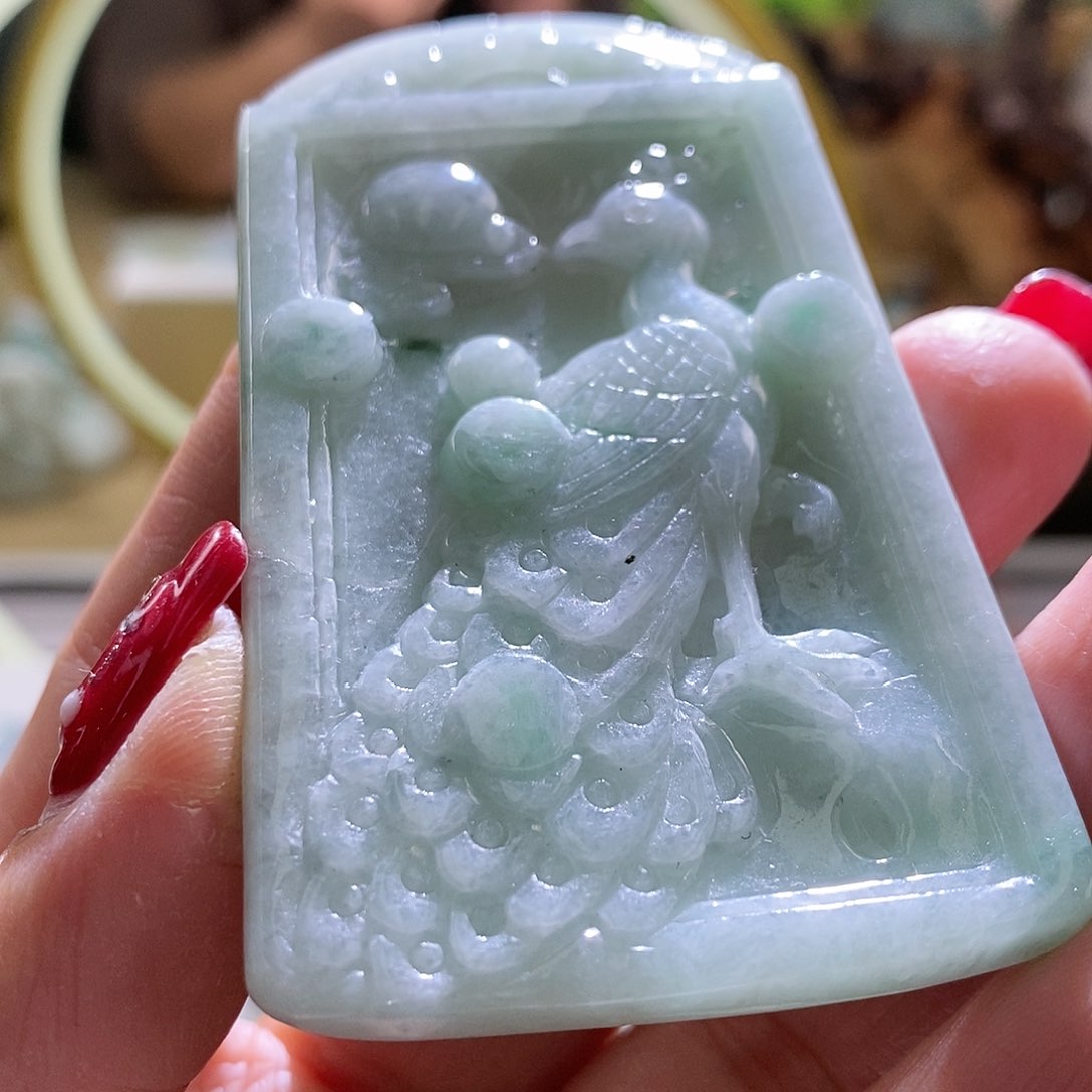 【闪购商品】翡翠颈饰未镶嵌凤凰