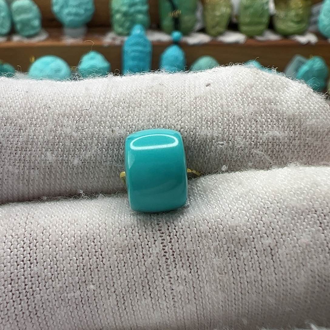 绿松石直切珠 未镶嵌