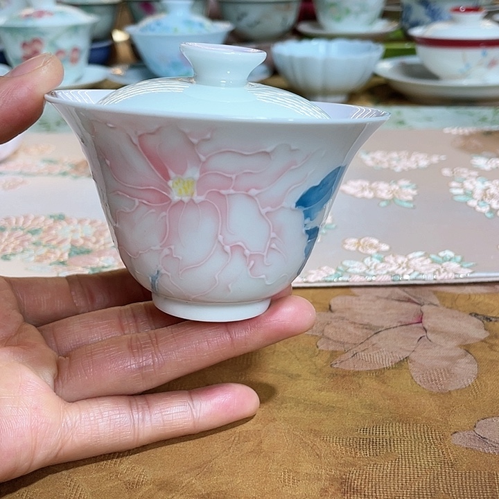 【闪购商品】国色惊城盖碗哈哈哈哈哈