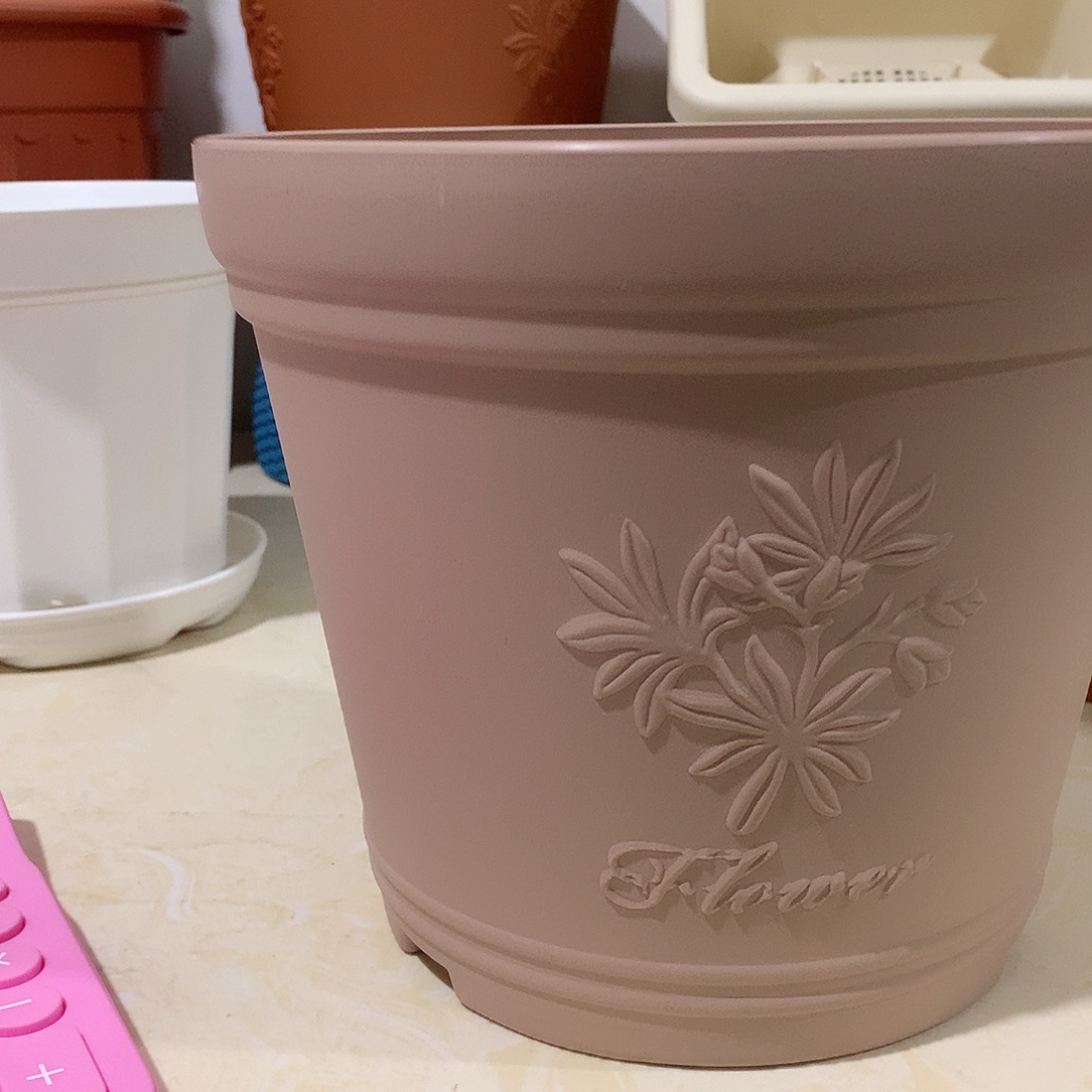 树脂无**害浮雕口16陶白5个无托