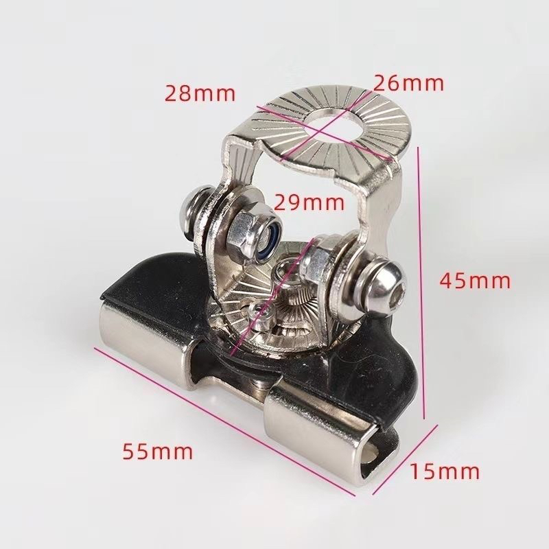 汽车引擎盖固定支架越野车机盖无损长条改装支架灯座射灯LED卡边