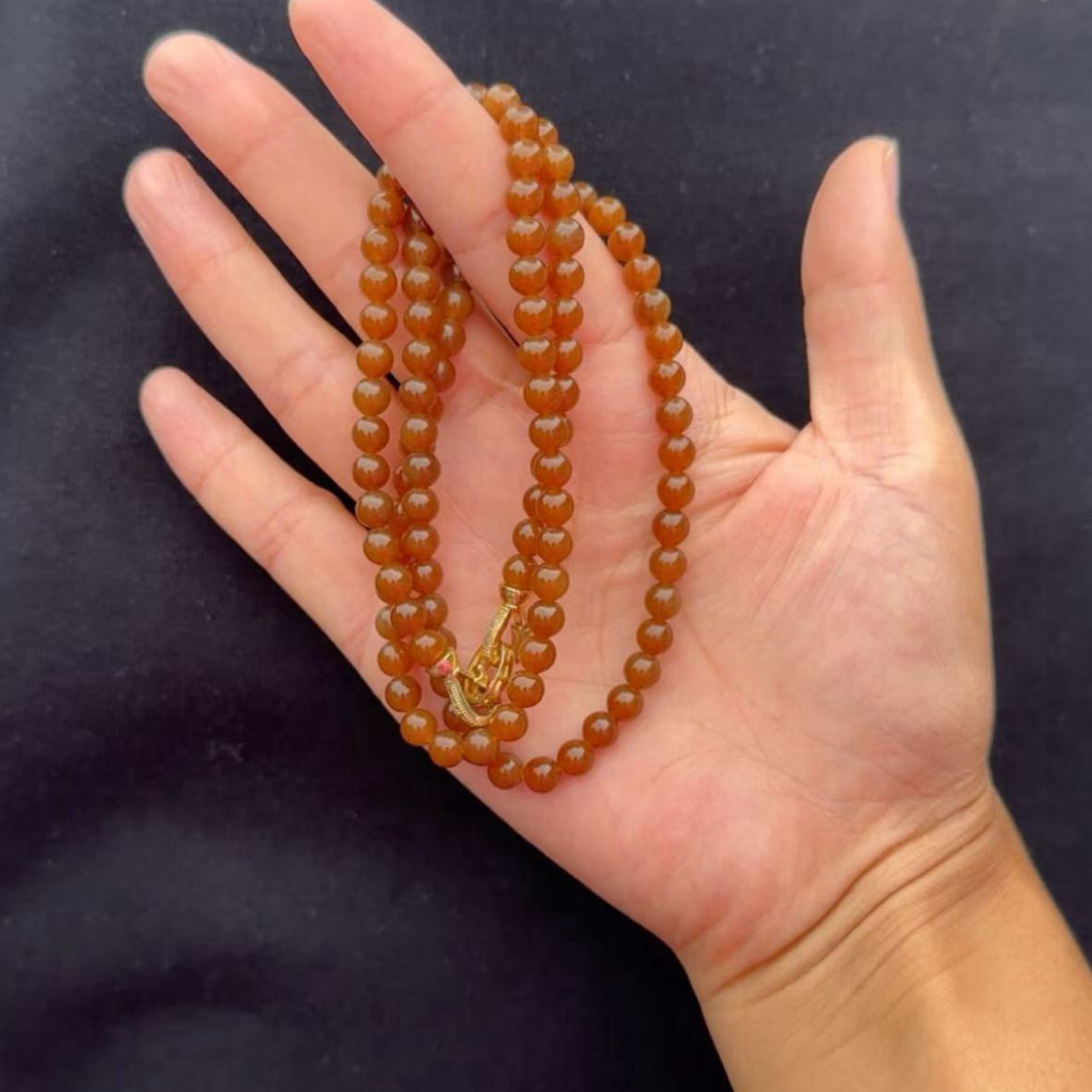 和田玉新疆且末糖108颗