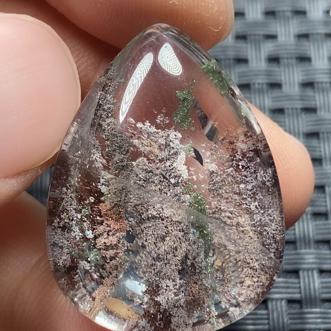 水晶颈饰未镶嵌开*?