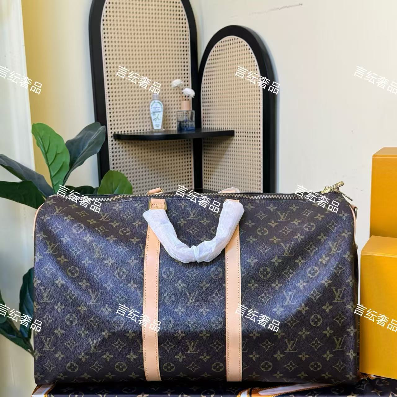 99新 LouisVuitton/路易威登 新主播专属/旅行袋keepall45/50/55/