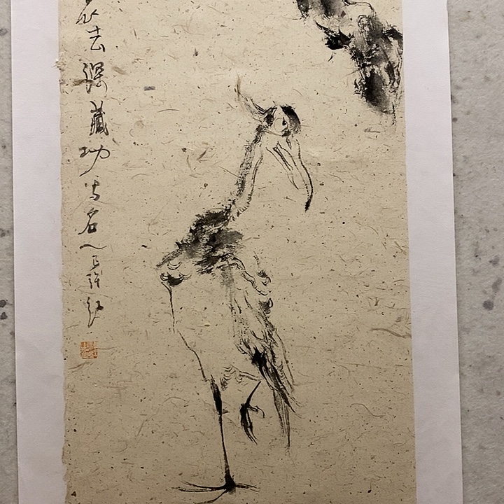 国画水墨丹青画卷作品