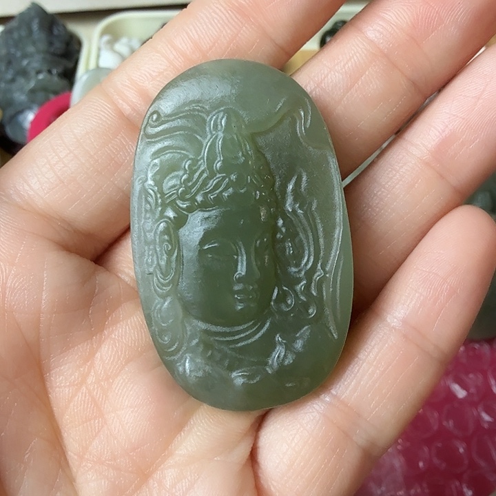 和田玉（糖玉）颈饰未镶嵌