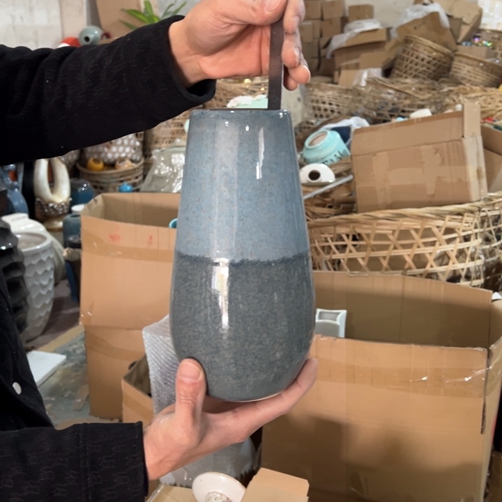 摆件高度24厘米口径7厘米微瑕捡漏