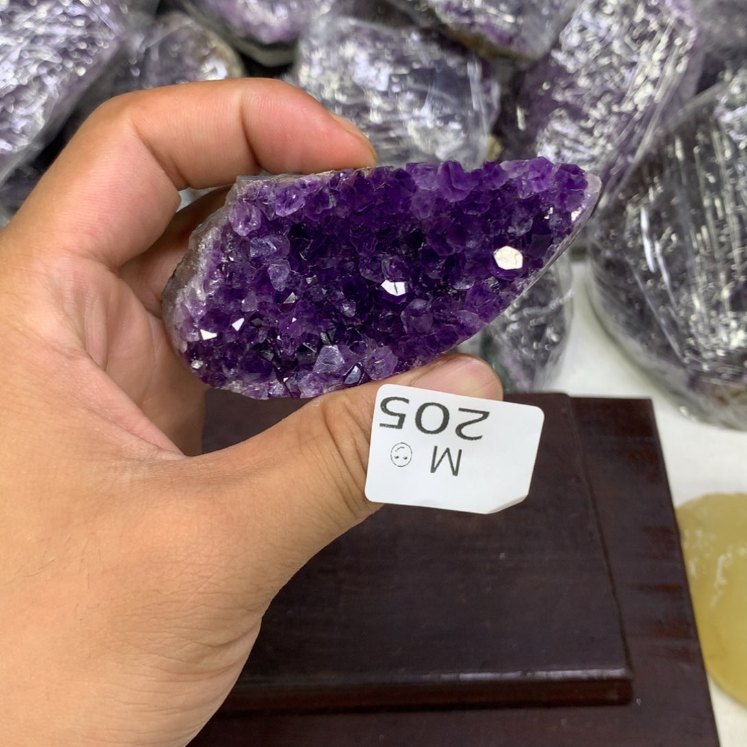 紫晶摆件未镶嵌水晶