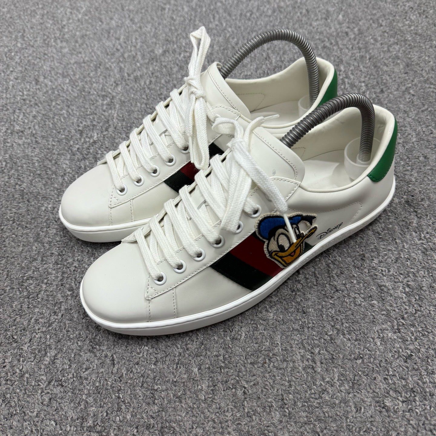 99新 GUCCI/古驰 15899701 古驰 迪士尼联名唐老鸭白色板鞋 39码