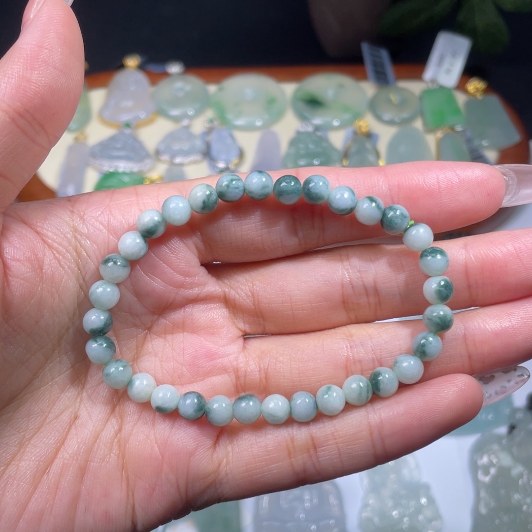 翡翠手串未镶嵌手串