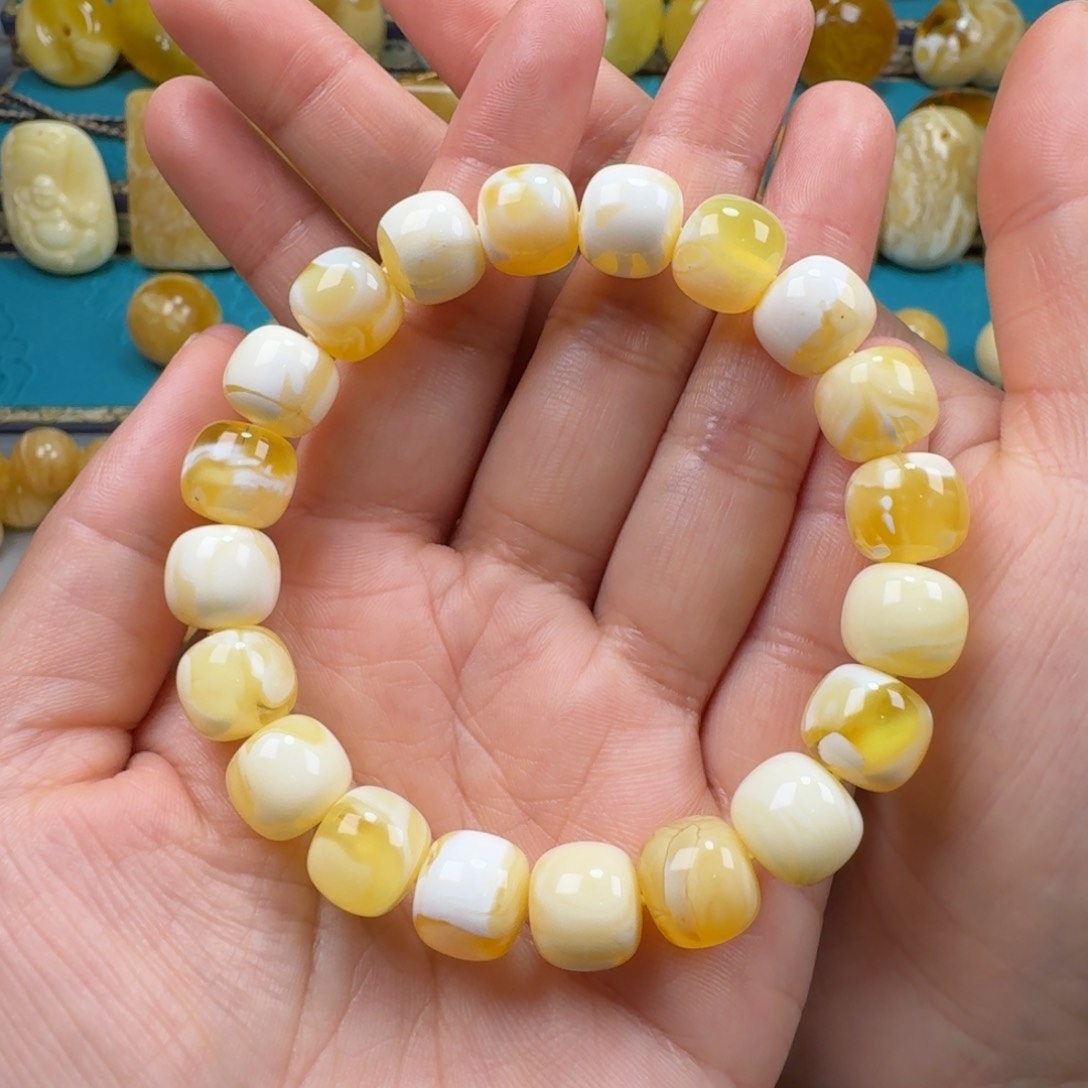 蜜蜡手链未镶嵌蜜蜡