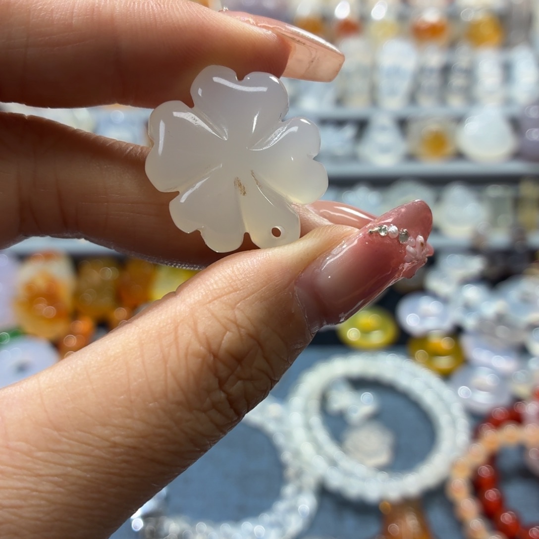 玛瑙/玉髓未镶嵌吊坠(不含链)