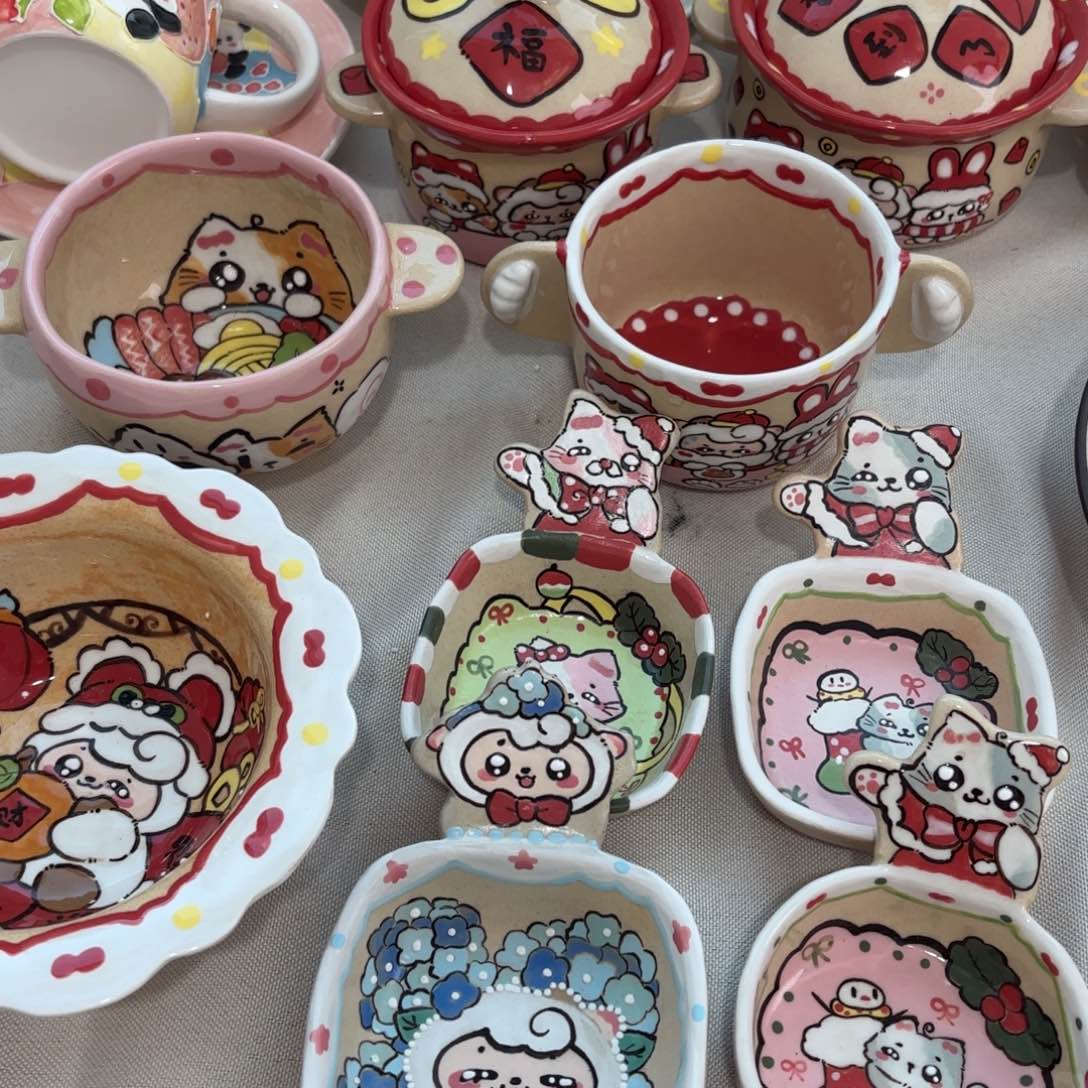 泡泡咩老师景德镇手作