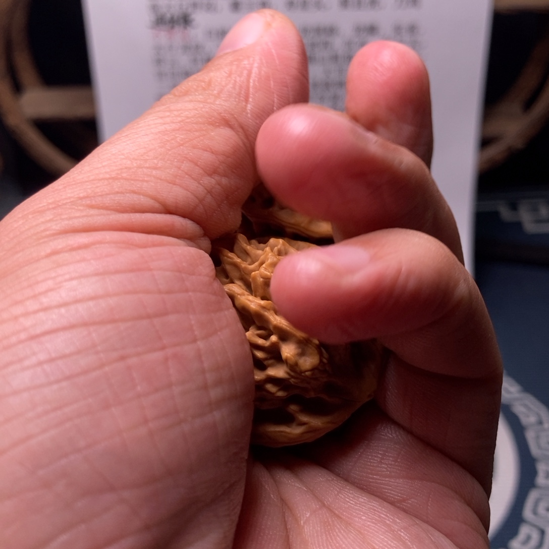 杀***带文玩核桃把件35.5全品无药秦闷