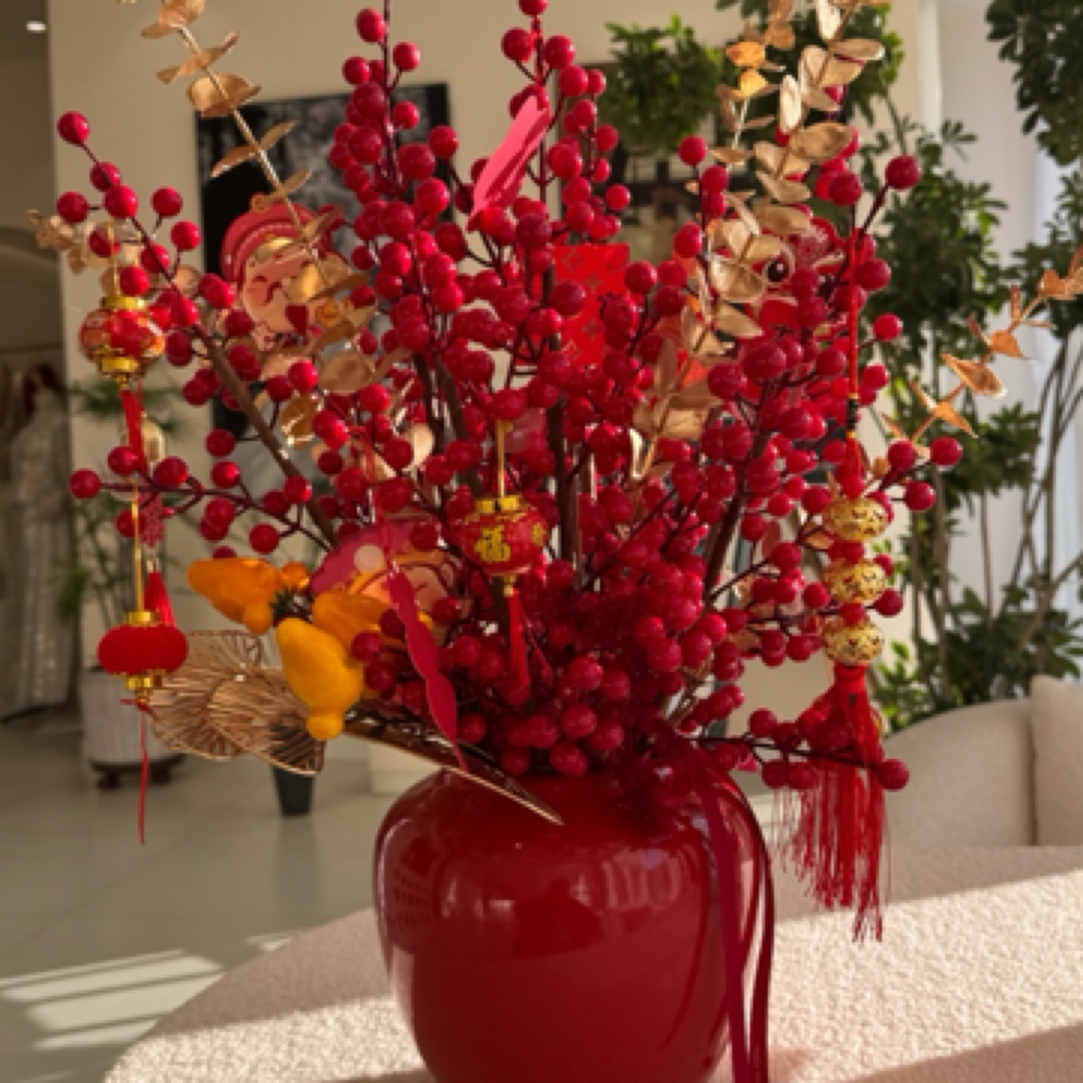 新春福桶花瓶款