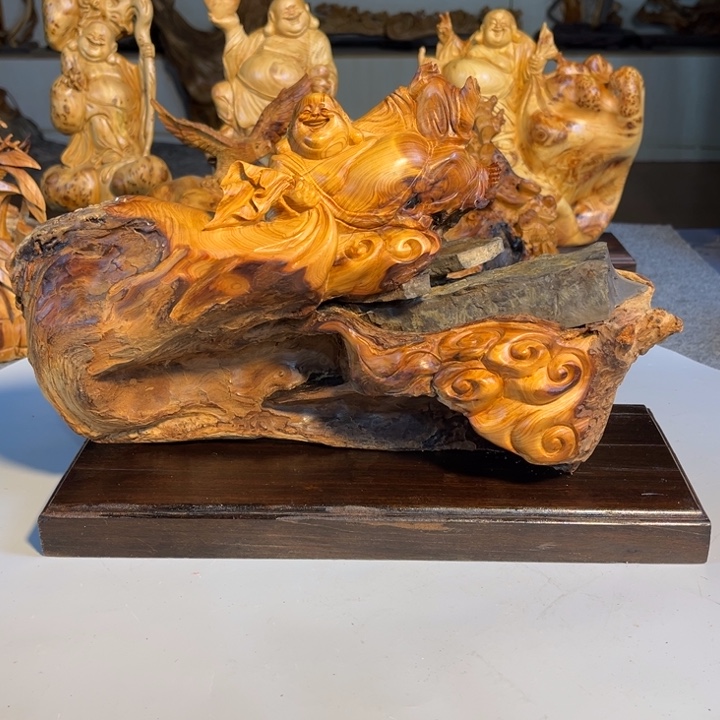 柏木（崖柏）根雕工艺摆件