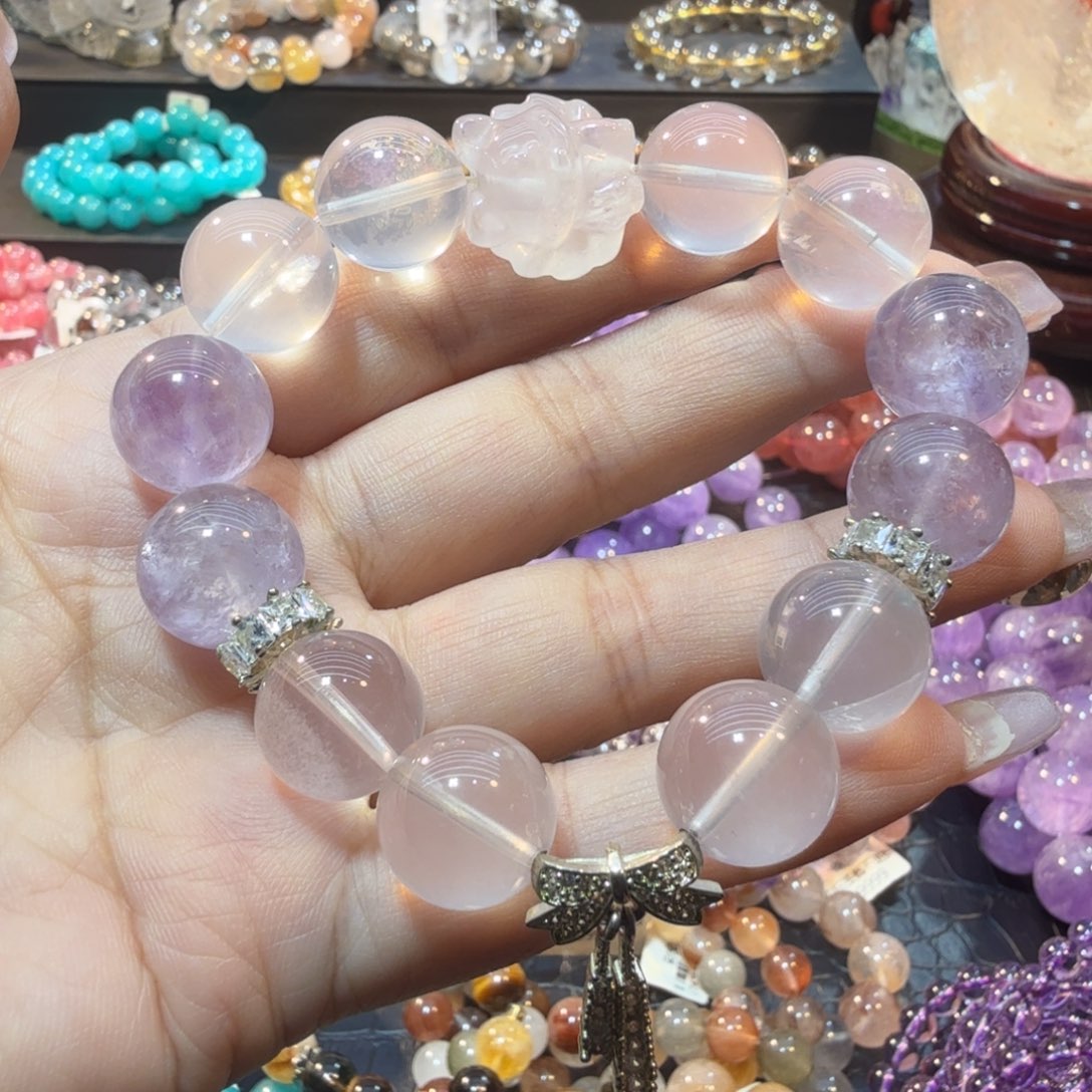 手串未镶嵌水晶手链