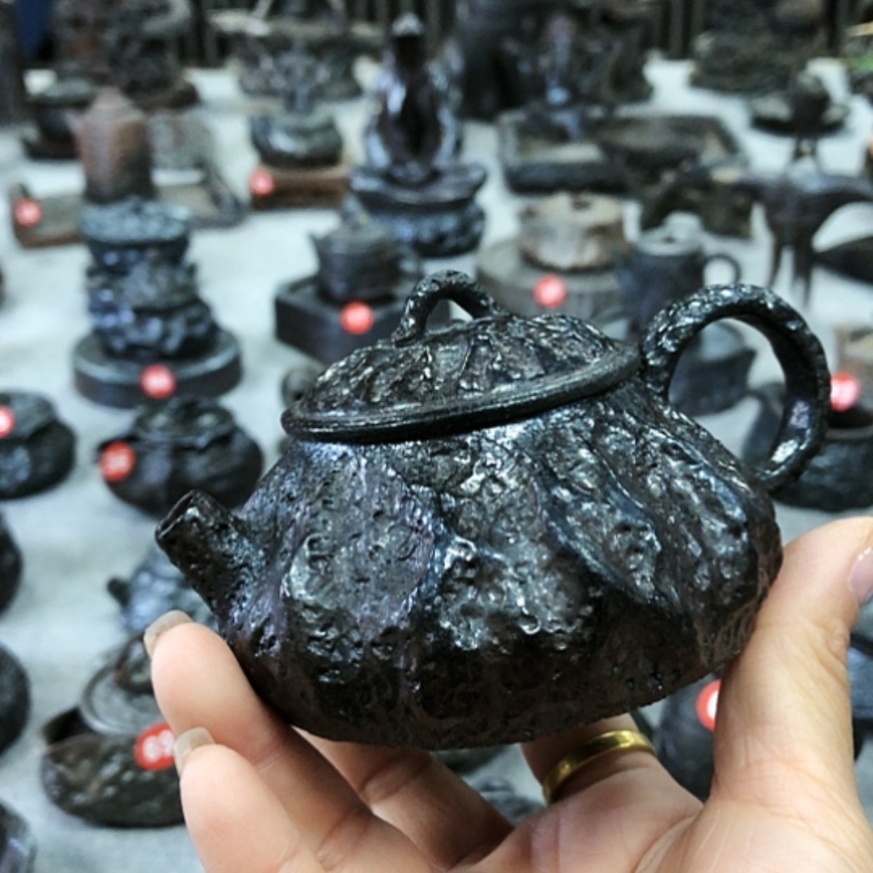 【闪购商品】杯全手捏柴烧茶器